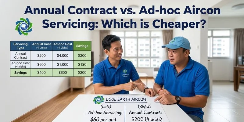 Annual Aircon Contract vs Ad-Hoc Servicing in Tampines - illustration 1