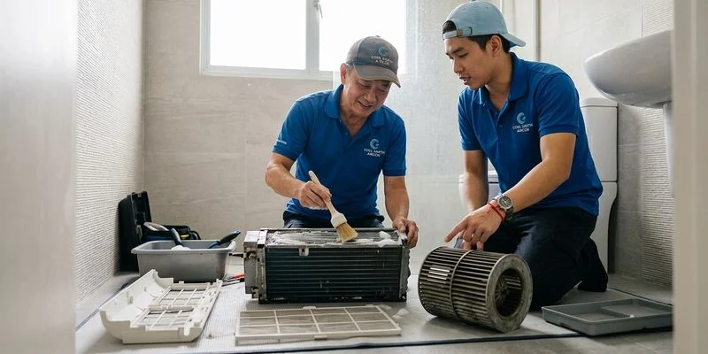 Aircon Chemical Wash vs Chemical Overhaul in Tampines - illustration 2
