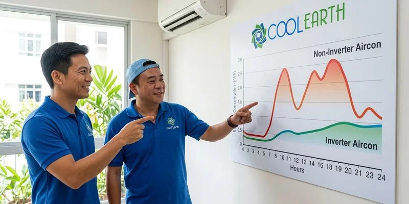 Inverter vs Non-Inverter Aircon in Tampines: Which Should You Choose? - illustration 1