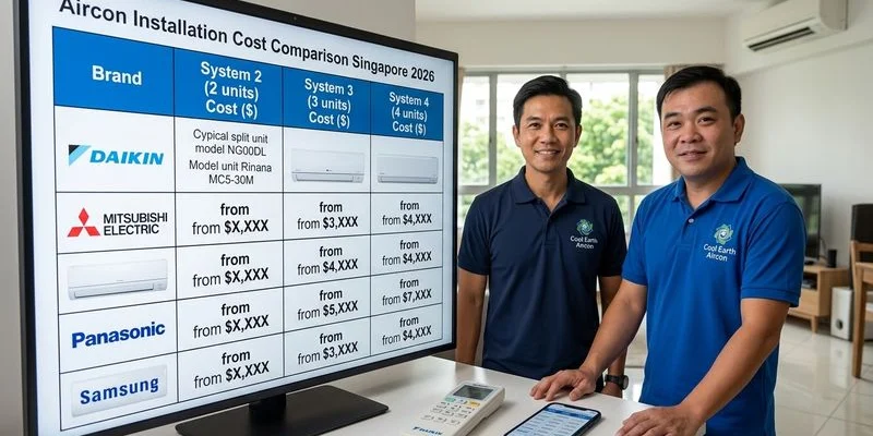 Aircon Installation Cost in Tampines (2026 Price Guide) - illustration 1
