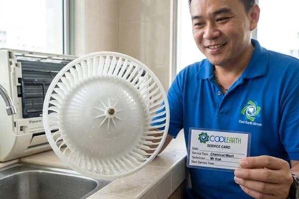 Daikin aircon servicing image 4