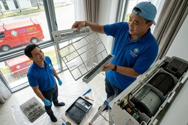 LG aircon servicing image 4