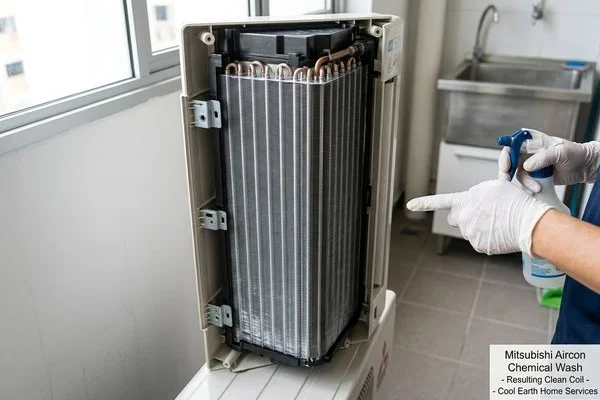 Mitsubishi aircon servicing image 3