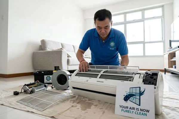 Samsung aircon servicing image 4