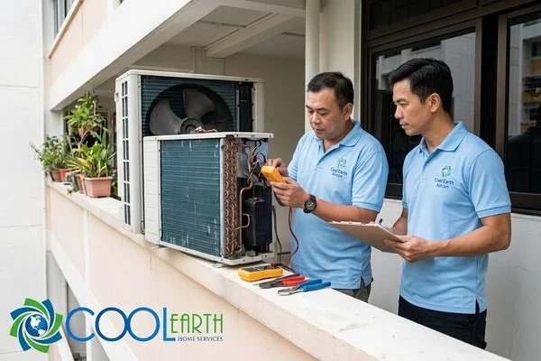 Daikin aircon servicing image 2